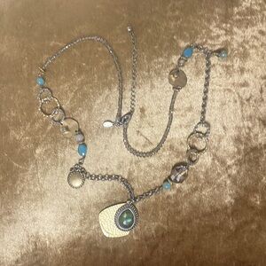 Chicos Vintage Gold Silver Necklace